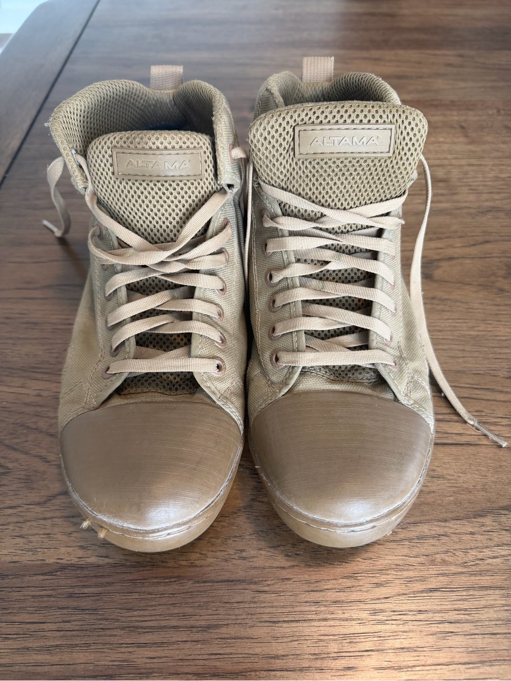 Altama Men's Tactical Boot-Sneaker in Tan maritime assault mode